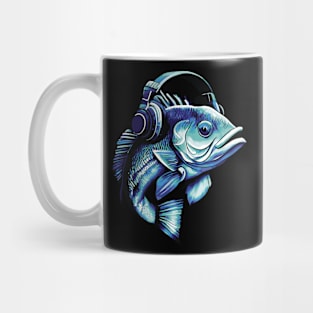 Bass Beats Underwater Mug